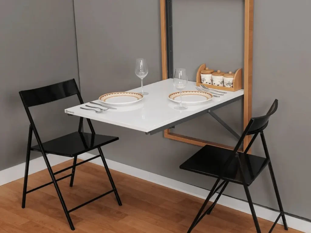 Mesa que sale de pared